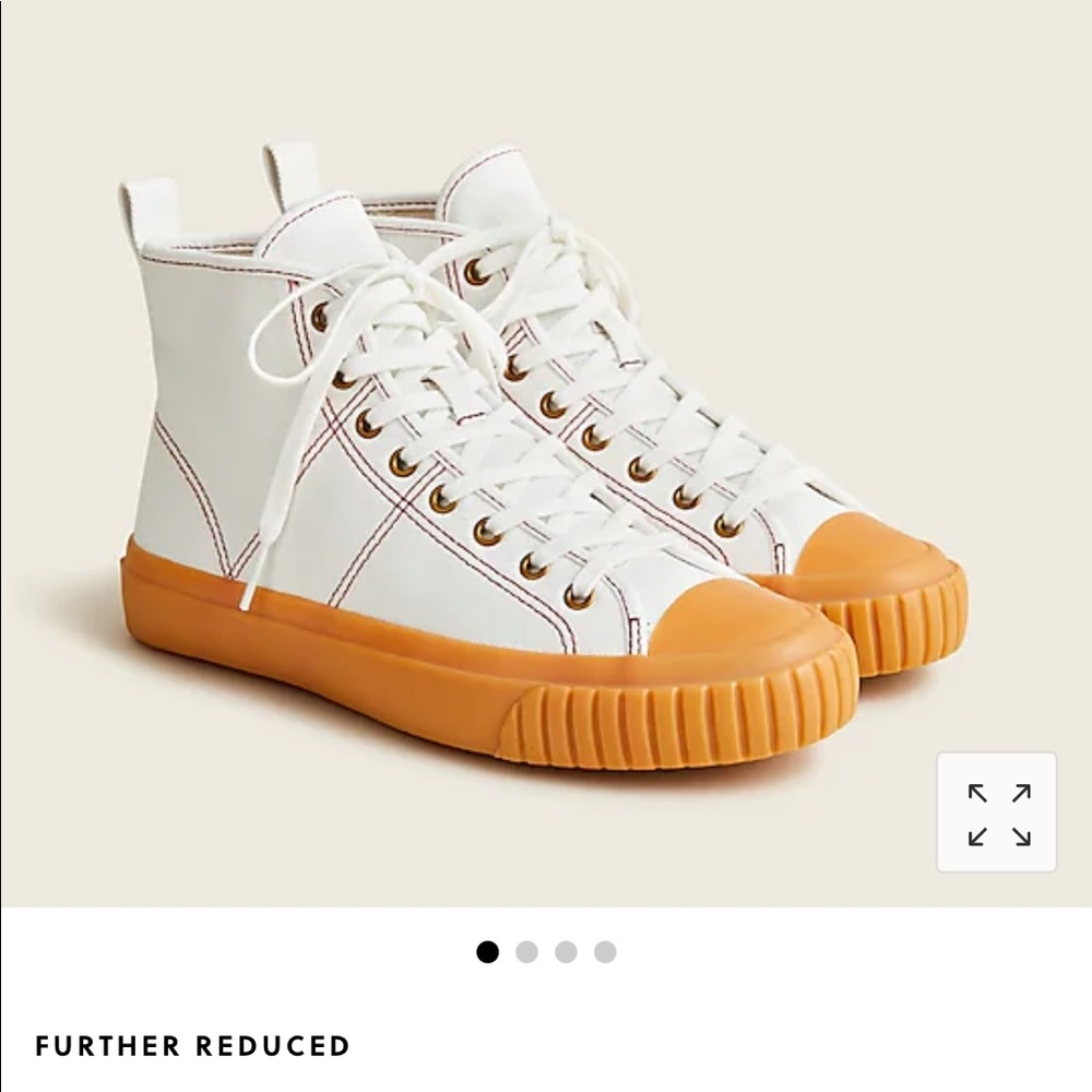 NIB J Crew Classic High Top Sneaker